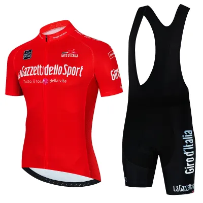 Bộ quần áo đi xe đạp 2022 Ý Đội đua xe đạp Jersey Bộ quần áo ngắn Tay áo Đồng phục thoáng khí khô nhanh Quần áo xe đạp Maillot Ropa Ciclismo