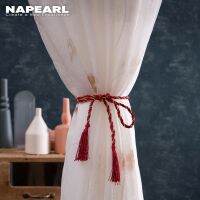 Buy separay without shipping Napearl Ready Stock Living home decor Curtains Tie back 8 Colors