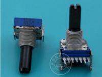 1pcs  ALPS 142 horizontal double potentiometer 7 feet with midpoint C103 C303 10K 30K handle length 20F