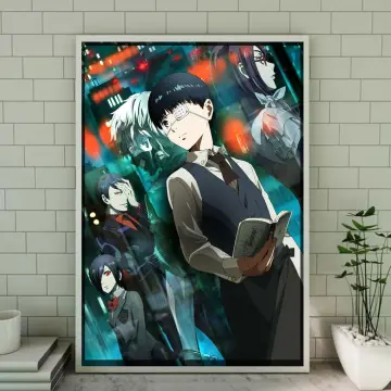 Tokyo Ghoul Kaneki Ken Japanese Anime HD Wall Art Decoration Scroll Poster