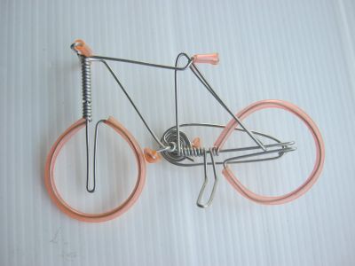 ลวดดัด งาน Handmade งานฝีมือ สวยงาม โมเดลจักรยาน WW101