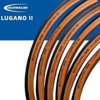 Schwalbe LUGANO II ยางรถจักรยาน700C 700x2 5C ยางรถจักรยานยนต์50EPI Level 3 Protection Ultralight 365G ความต้านทานต่ำขี่จักรยาน