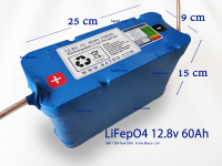 แบตเตอรี่ลิเธี่ยมฟอสเฟต 12v, 24v, 48v pack สำเร็จรูป พร้อมใช้งาน lifepo4