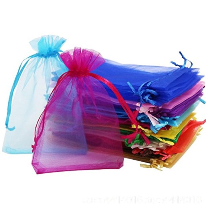 50pcs-10x15cm-organza-jewelry-packaging-bags-wedding-party-decoration-drawable-bags-gift-pouches-birthdayparty-organza-candy-bag-gift-wrapping-bags