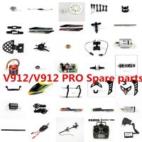 Wltoys V912/V912 Pro/ V912-A RC Pezzi Di Ricambio Per Elicotteri Lama Motore เกียร์เซอร์โว ESC Ragando บาร์ทรงตัว Cover