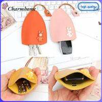 CHARMHOME 2PCS ของขวัญสำหรับผู้หญิงผู้ชาย ไม่ลื่นง่าย สีดำสี สีเหลืองสีขาว หนังพียู เคสกุญแจรถแบบดึงออกได้ ปลอกกุญแจแบบดึงออก จุได้มาก