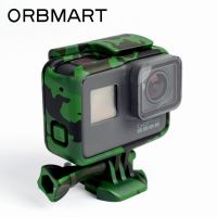 : "{&amp;gt; ORBMART Cool Camo อำพรางกรอบป้องกันเคสตัวเครื่องสำหรับ Go Pro Gopro Hero 5 6 7กล้องกีฬา