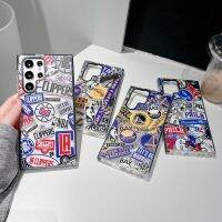 กีฬาแฟชั่น NBA Lakes นักรบ76ers ปัตตาเลี่ยนเคสโทรศัพท์สำหรับ Samsung S23Ultra S23Plus S22Ultra S22Plus กันกระแทกโทรศัพท์นิ่มด้านหลังเคส Galaxy S21Ultra เคสโทรศัพท์ S21Plus สำหรับ S23 S22 S21อัลตร้าพลัสเคสห่อหุ้ม