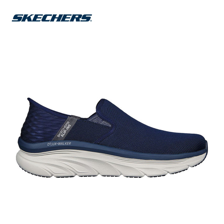 Skechers Men Slip-Ins Sport D'Lux Walker Oxford Shoes - 232455-NVY Air ...