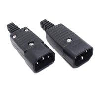 IEC320 C14 C15 AC PDU/UPSสายเต้าเสียบสายไฟสายเคเบิ้ลเชื่อมต่อประกอบติดตั้งแผงไฟฟ้าReceptacleซ็อกเก็ตAC 250V 10A