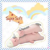 Soft Cute Unicorn Plush Long Pillow Hug Stuffed Animal Sofa Plushy Unicorn Toys Kawaii Home Decor Throw Pillow Kids Girl Gift