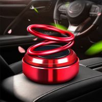 【DT】  hotMetallic Car Air Freshener Solar Car Perfume Fragrance Auto Rotation Air Auto Aromatherapy Flavoring Car Accessories Interior