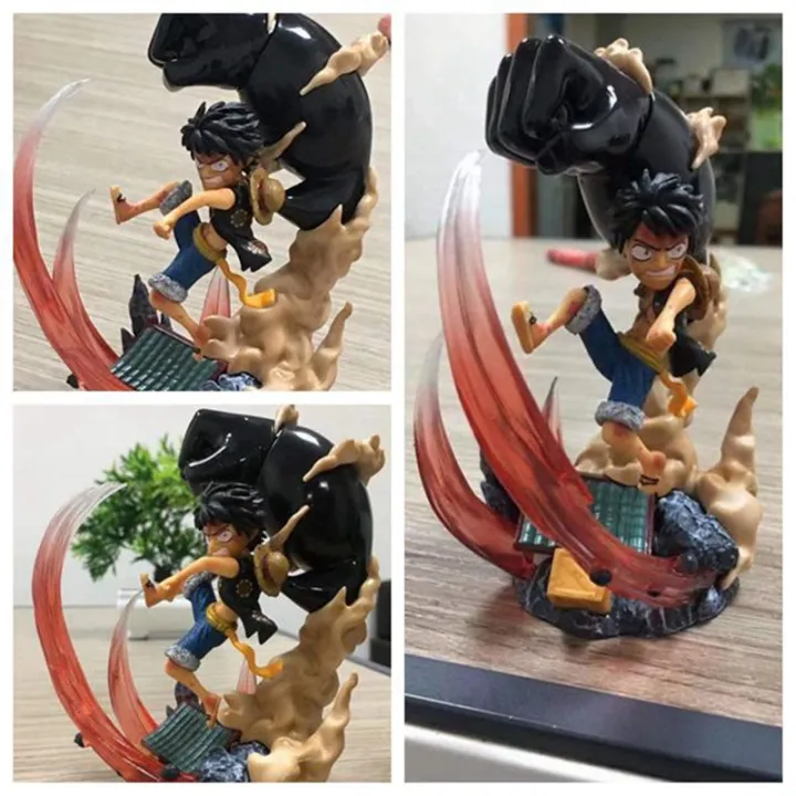 25 28cm Anime Figure One Piece Monkey D Snakeman Luffy Gear 4 Gk Statue Pvc Action Model Toys Figures Collection Doll Gifts Lazada Ph