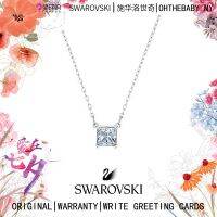 Swarovski การออกแบบที่เรียบง่ายหรูหราสร้อยคอสง่าปัญญาที่ละเอียดอ่อน