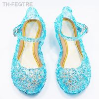 【hot】﹍✲  Toddler Infant Kids Baby Sandals Frozen Jelly High-Heeled Shoes