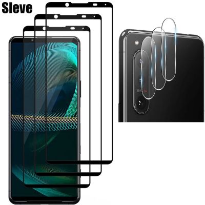 2.5D 9H Tempered Glass For Sony Xperia 1 5 10 II iii Screen Protector with HD Lens Protector On For Sony Xperia1 5 10 III IV V