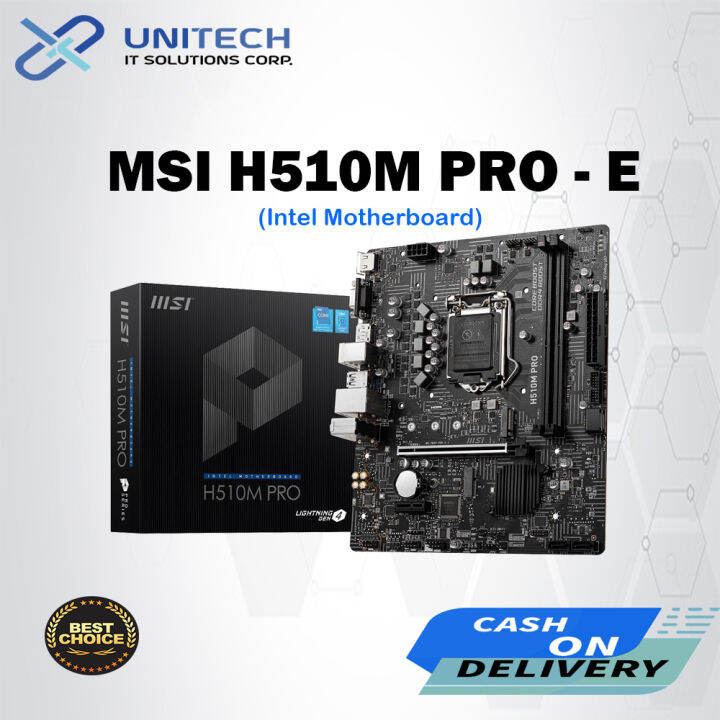MSI H510M PRO - E (Intel Motherboard) | Lazada PH