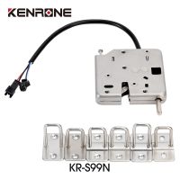 KENRONE กลอนโซลินอยด์ไฟฟ้า12V ล็อกกลอนประตูตู้เก็บของอุตสาหกรรมสวิตช์เปิดล็อคแม่เหล็กไฟฟ้าแบบแม่เหล็กไฟฟ้า