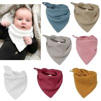 【DT】hot！ Baby Infant Cotton Bib Color Scarf Feeding Saliva Bandana Burp Boy Babies Accessories Newborn