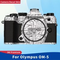 สติกเกอร์ป้องกันกล้องฟิล์มไวนิลสติ๊กเกอร์ติดบนตัวเครื่อง OM-5 Olympus เสื้อโค้ต