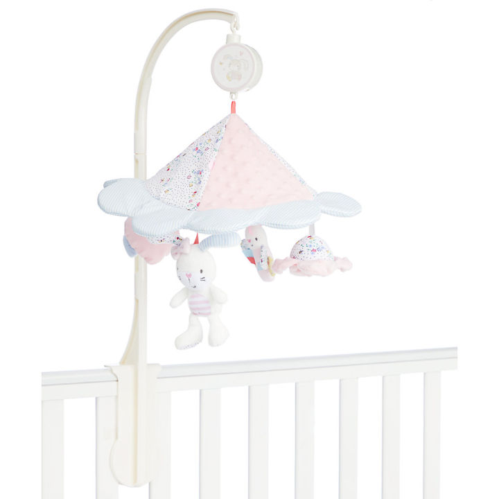 ของเล่นเด็กโมบายเตียง-mothercare-spring-flower-musical-mobile-ua418