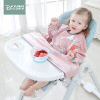 【CC】 Eating Artifact Baby Anti Dirty Integrated Bib Dining Table Sleeve Smock Feeding Bebek Onlukleri Bavo