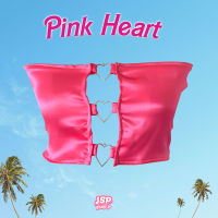 JSP Pink Heart เสื้อเกาะอก สีชมพู แซ่บๆ