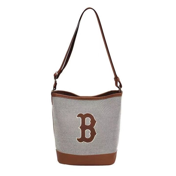 mlb-official-ny-korean-trendy-brand-ml-men-and-women-classic-couple-bucket-bag-mb-fashion-star-with-the-same-letter-ny-dual-use-shoulder-bag