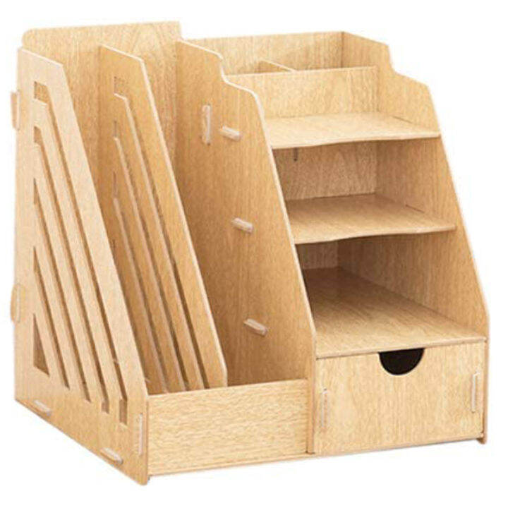 Office Supplies Desktop Organizer Bookshelf A4 Drawer Folder Shelf File
