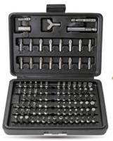 Hi-Spec 100pc Bits For Screwdriver CRV Bit Set PZ2 Torx Hex Star Screwdriver Set Home Appliances Repair Hand Tools