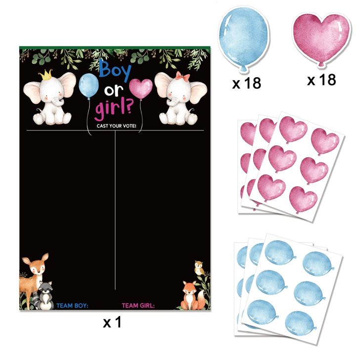 hot-boy-or-voting-game-poster-board-with-stickers-baby-decoration-shower-supplies