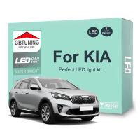 LED ภายในหลอดไฟชุดสำหรับ KIA Sportage 2 3 4 Sorento JC XM UM CEED ED JD CD Rio 1 2 3 4 Optima Soul AM Forte โคมไฟ Canbus