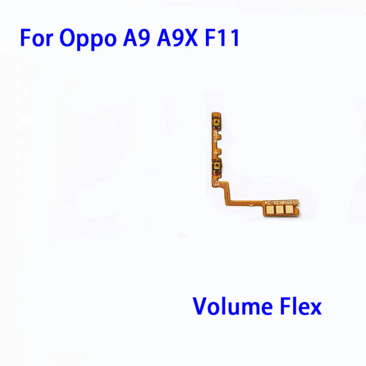 สายเคเบิลงอได้อะไหล่ปุ่มที่ปรับเสียงขึ้นลงปุ่มเปิดปิดใหม่สำหรับ-a9-oppo-a9x-f11