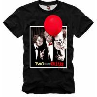 HOT เสื้อยืดพิมพ์ลายแฟชั่น พิมพ์ลายนักฆ่าครึ่งตัว Pennywise Jason Chucky โอเว