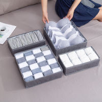 Fabric Underwear Bra Storage Box Underwear Sorting Box Panty and Socks Compartment Storage Box Drawer Organizer Home Storage