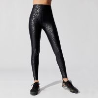 【YD】 Leopard Leggings Pants Waist Tights Woman Lycra Sport Leggins Mujer