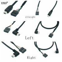 DuPont 2.54mm 9Pin to Mini USB &amp;Micro usb  USB Interface CPU Cooler Cable For CORSAIR Hydro Series H80i/H100i/H110i/H115i  0.5M