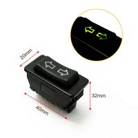 Universal Car12V 24V 5-Pin Car Power Window Single Switch With Light