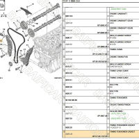 Baificar ยี่ห้อใหม่ของแท้ Timing Tensioner ปะเก็น V763197280สำหรับ Peugeot Citroen EP3 EP6