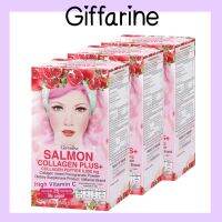 ส่งฟรีเก็บเงินปลายทาง Giffarine Salmon Collagen Plus+ คอลลาเจน x 3 กล่อง ของขวัญให้คนที่รัก ผู้หญิง เครื่องดื่ม ดูแลผิว น้ำคอลลาเจน