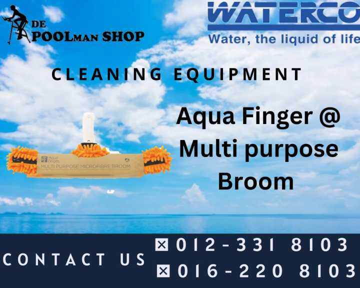 Waterco Aqua Fingers Multi Purpose Microfibre Pool Broom Pro