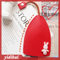 yidibai การ์ตูนน่ารัก unisex Pull Type Key Bag กระเป๋าหนัง PU กระเป๋าสตางค์แม่บ้านผู้ถือกุญแจรถกรณีพวงกุญแจหนังใหม่