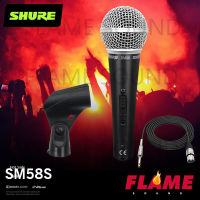 ไมโครโฟน ไมโครโฟน SHURE SM58S ไมโครโฟนแบบมีสายพร้อมฟังก์ชั่นสวิตช์พูดร้องเพลงไมโครโฟน สำหรับการแสดงคาราโอเกะ