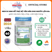 Men vi sinh Úc Life Space 60+ hỗ trợ tiêu hóa dành cho người lớn tuổi