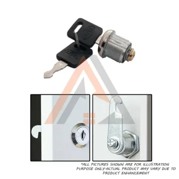 BE-TOOL Furniture Lock 16MM Cupboard Locks Rotary Tongue Lock with 2 Keys  for Letter Box, Postbox, Drawer (5 Pack)
