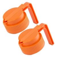 2pcs Lightweight Portable Seal Practical Wide Mouth Leak Proof With Handle Durable Reusable Kitchen Drinking Cup Easy Pouring Safe Mason Jar Lid