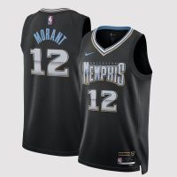 เสื้อบาสเกตบอล NBA เกรดดีที่สุด Ja morant ทีม Memphis Grizzlies Icon Edition 2022/23 รับประกันคุณภาพ100%