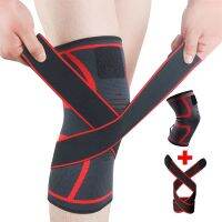 1PCS Sports Knee Pad Men Pressurized Elastic Knee Pads Support Fitness Gear Basketball Volleyball ce Protector Crossfit