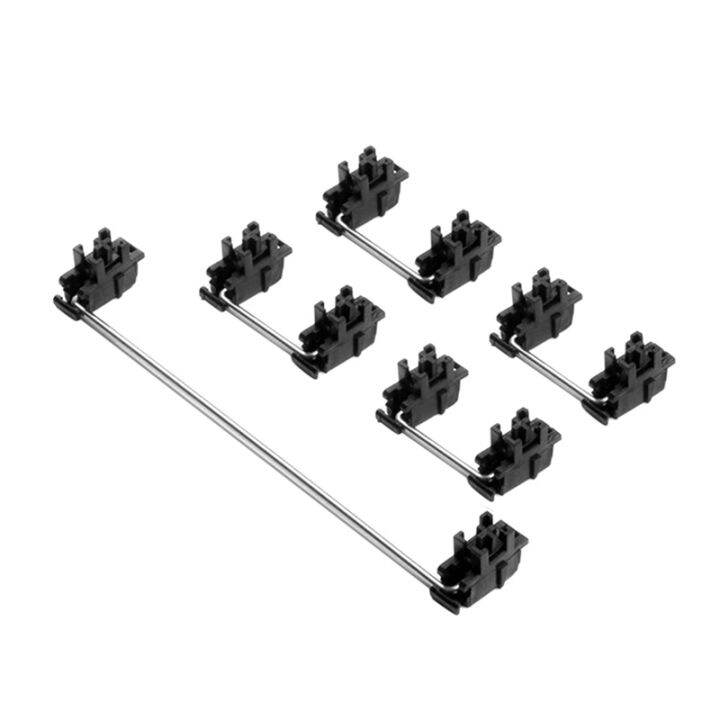 Steel Plate Satellite Shaft for Mechanical Keyboard Cherry MX Axis Switch Black Mounted 6.25U 2U