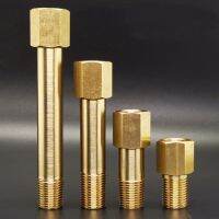 1/8 1/4 3/8 BSP Female To Male Thread Brass Pipe Fitting Connector Adapter Length 35/50/60/75/100/125/150/175/200/250mm